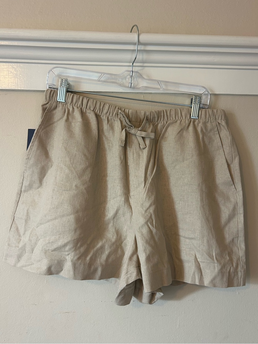 GAP Women's Linen Pull On Drawstring Shorts